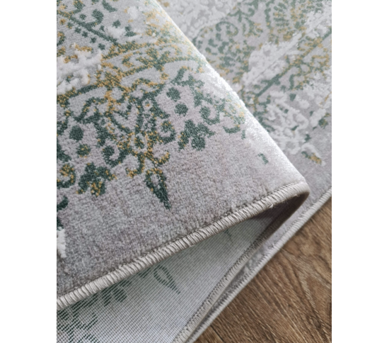 Синтетична килимова доріжка DEEP OCEAN 146JA YELLOW / GREEN - Висока якість за найкращою ціною в Україні зображення 3.